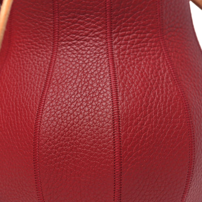 Hermes Taurillon Clemence Petit H Bitter Apple Bag Rouge H 7 of 10