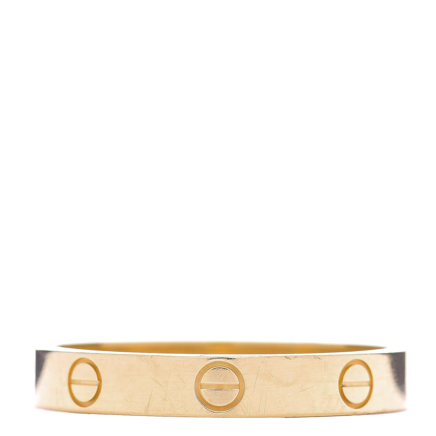 Cartier 18K Yellow Gold 3.5mm LOVE Wedding Band Ring 64 10.75 3 of 5