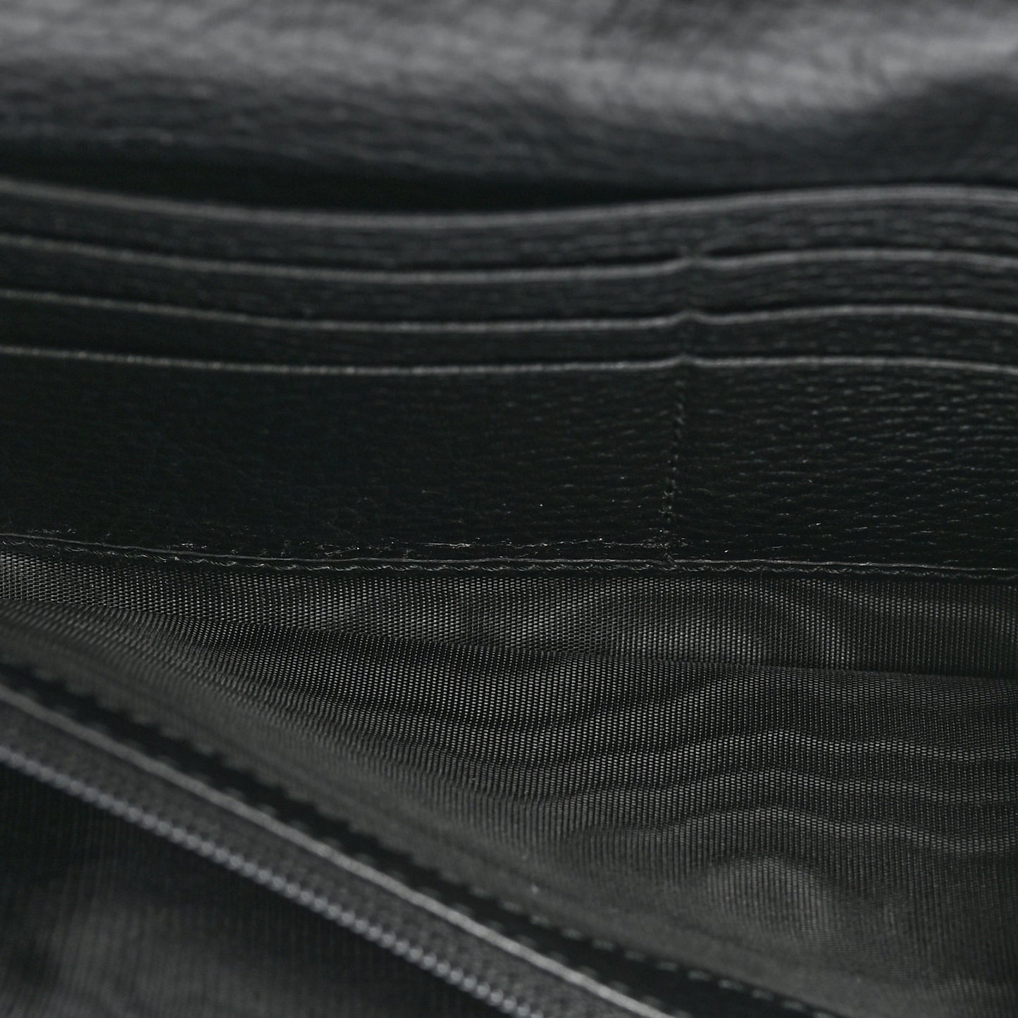 Dollar Calfskin GG Marmont Continental Wallet Black