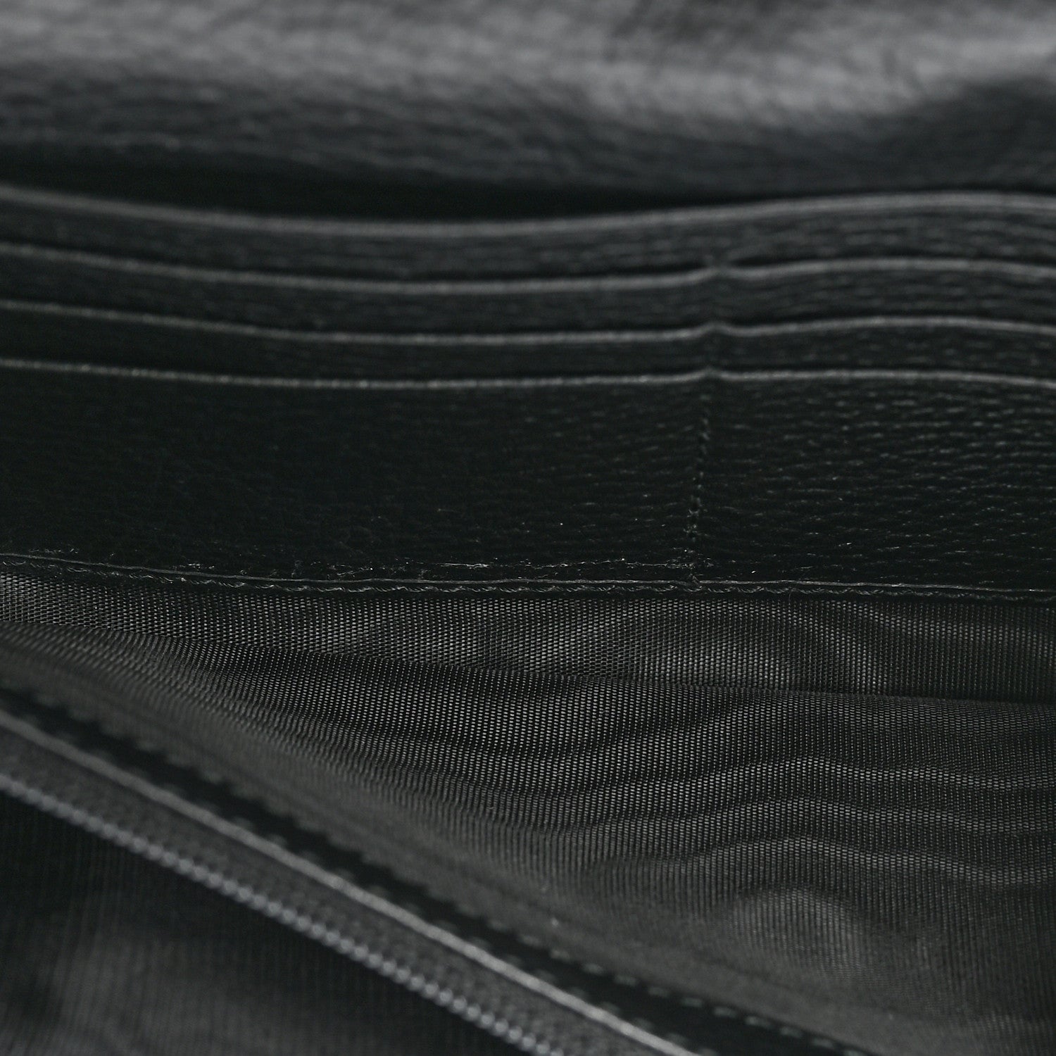Gucci Dollar Calfskin GG Marmont Continental Wallet Black 8 of 12
