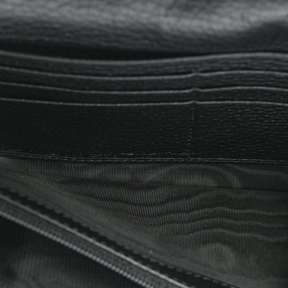 Gucci Dollar Calfskin GG Marmont Continental Wallet Black 8 of 12