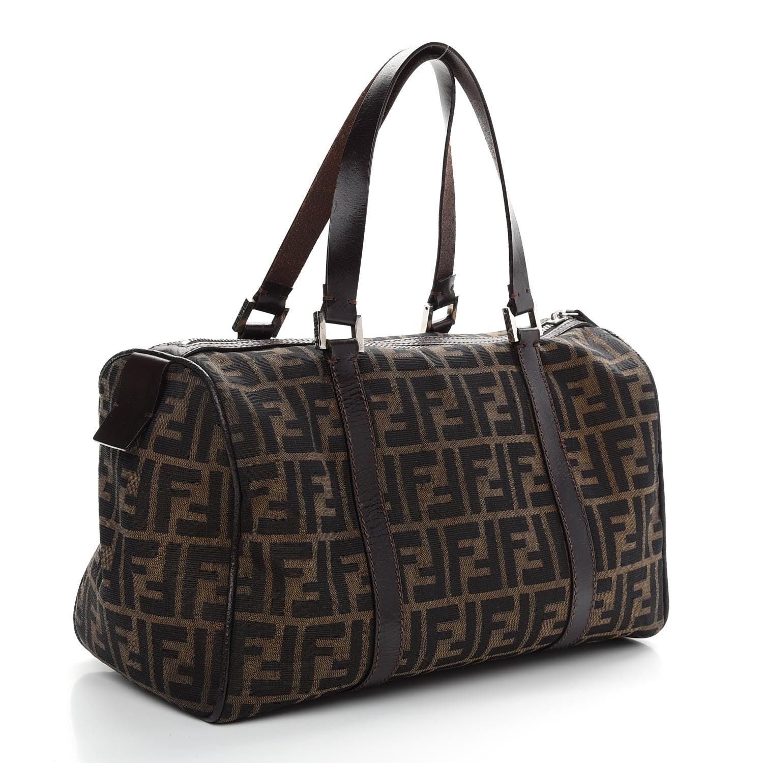 Fendi Zucca Boston Tobacco 2 of 9
