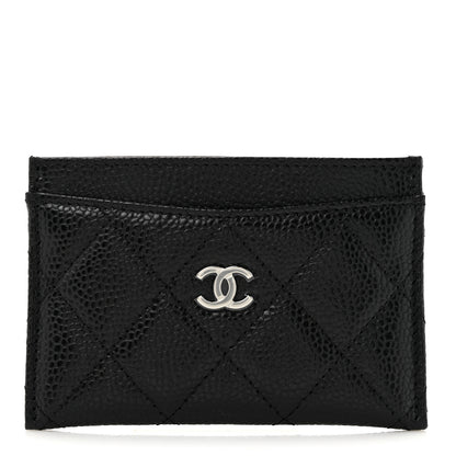 Chanel Caviar Quilted Card Holder Black 1 of 9