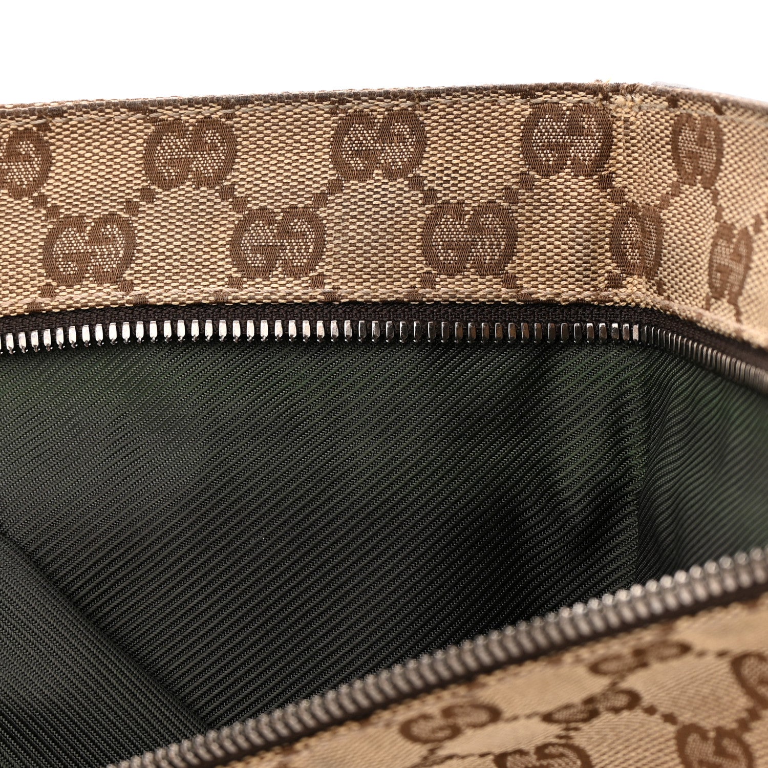 Gucci Monogram Double Pocket Belt Bag Dark Brown 17 of 17