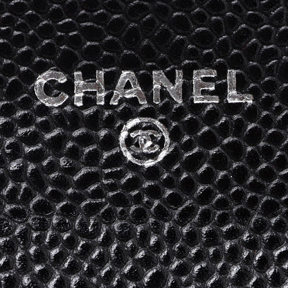 Chanel Caviar Quilted Flap Card Holder Black 6 of 8