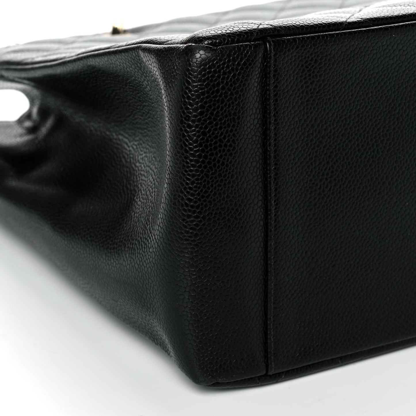 Caviar Quilted Grand Shopping Tote GST Black