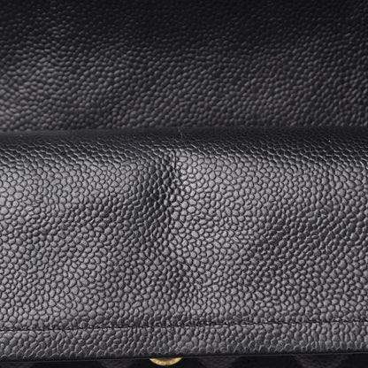Chanel Caviar Quilted Medium Double Flap Black 15 of 21