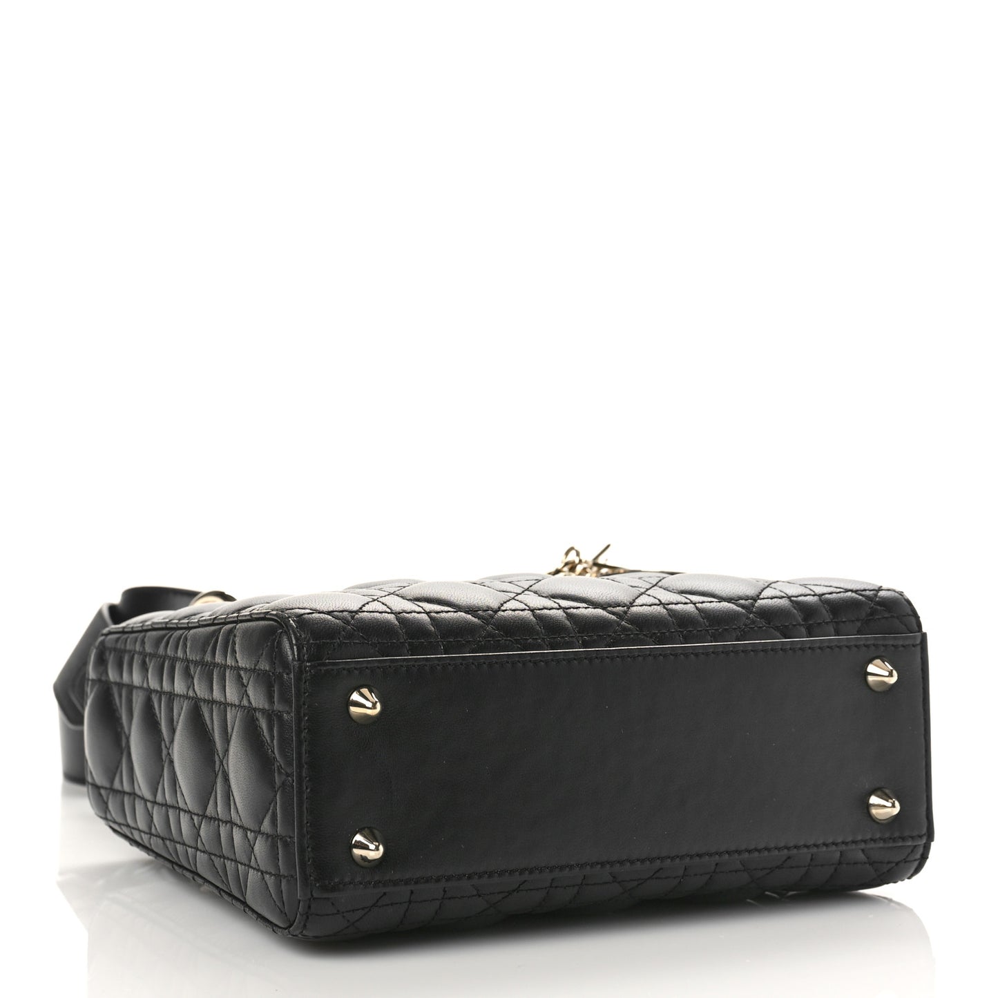 Lambskin Cannage Small My ABCDior Lady Dior Black