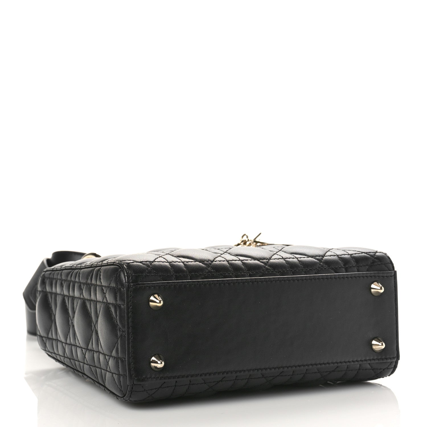 Christian Dior Lambskin Cannage Small My ABCDior Lady Dior Black 4 of 8