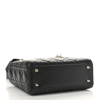 Christian Dior Lambskin Cannage Small My ABCDior Lady Dior Black 4 of 8