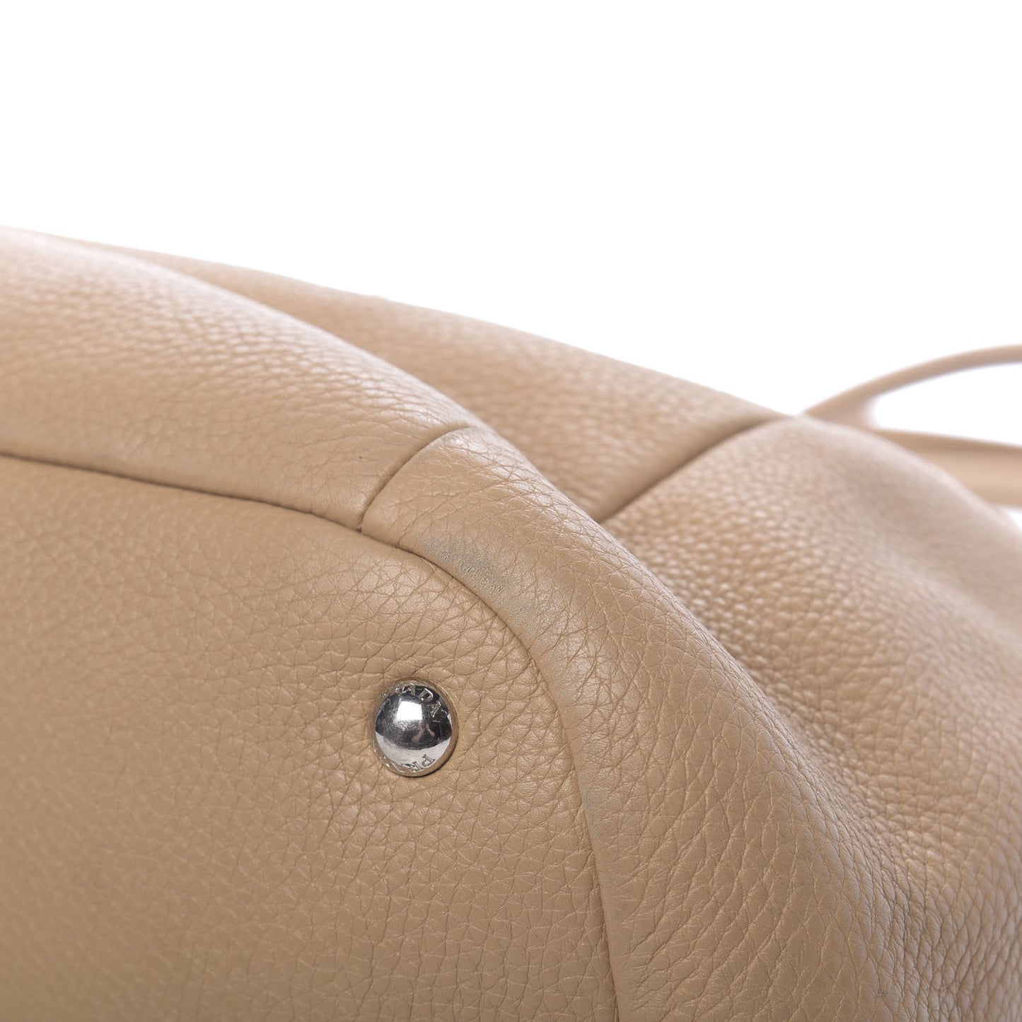 Vitello Daino Shoulder Bag Sabbia