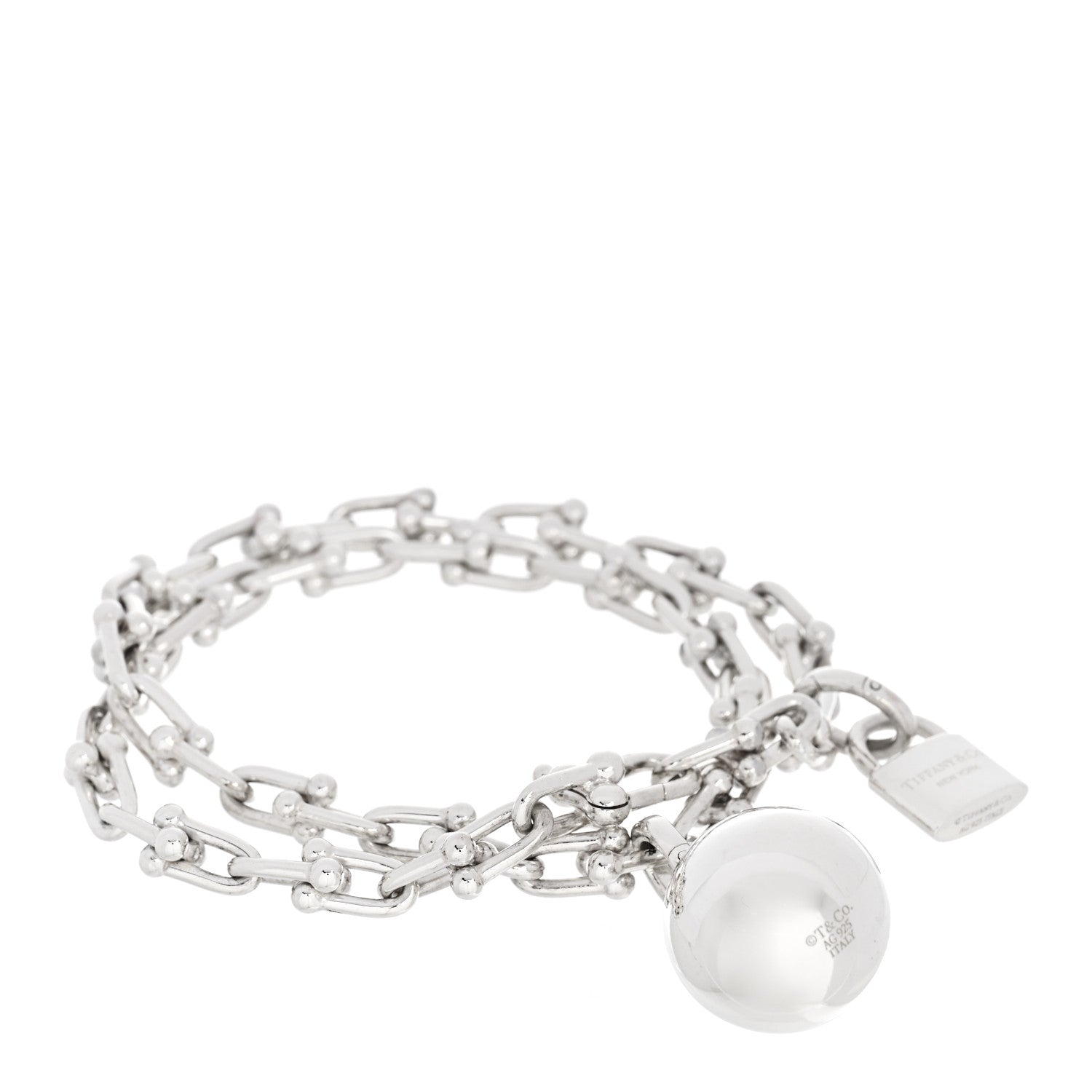 Tiffany Sterling Silver HardWear Wrap Bracelet 1 of 5