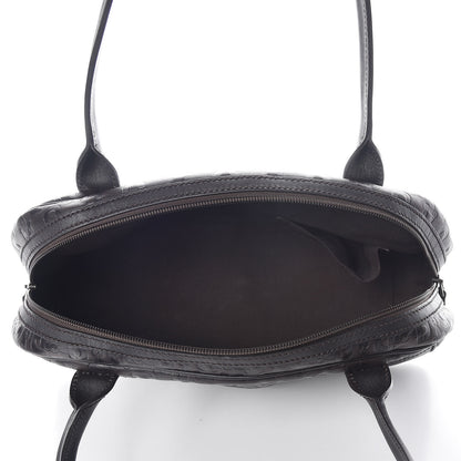 Gucci Calfskin Horsebit Embossed Princy Boston Black 5 of 9