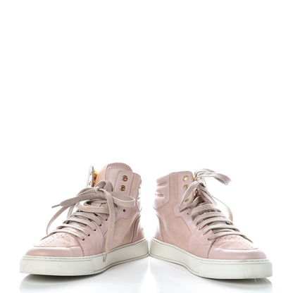 Saint Laurent Suede High Top Sneakers 39.5 Pink 5 of 16
