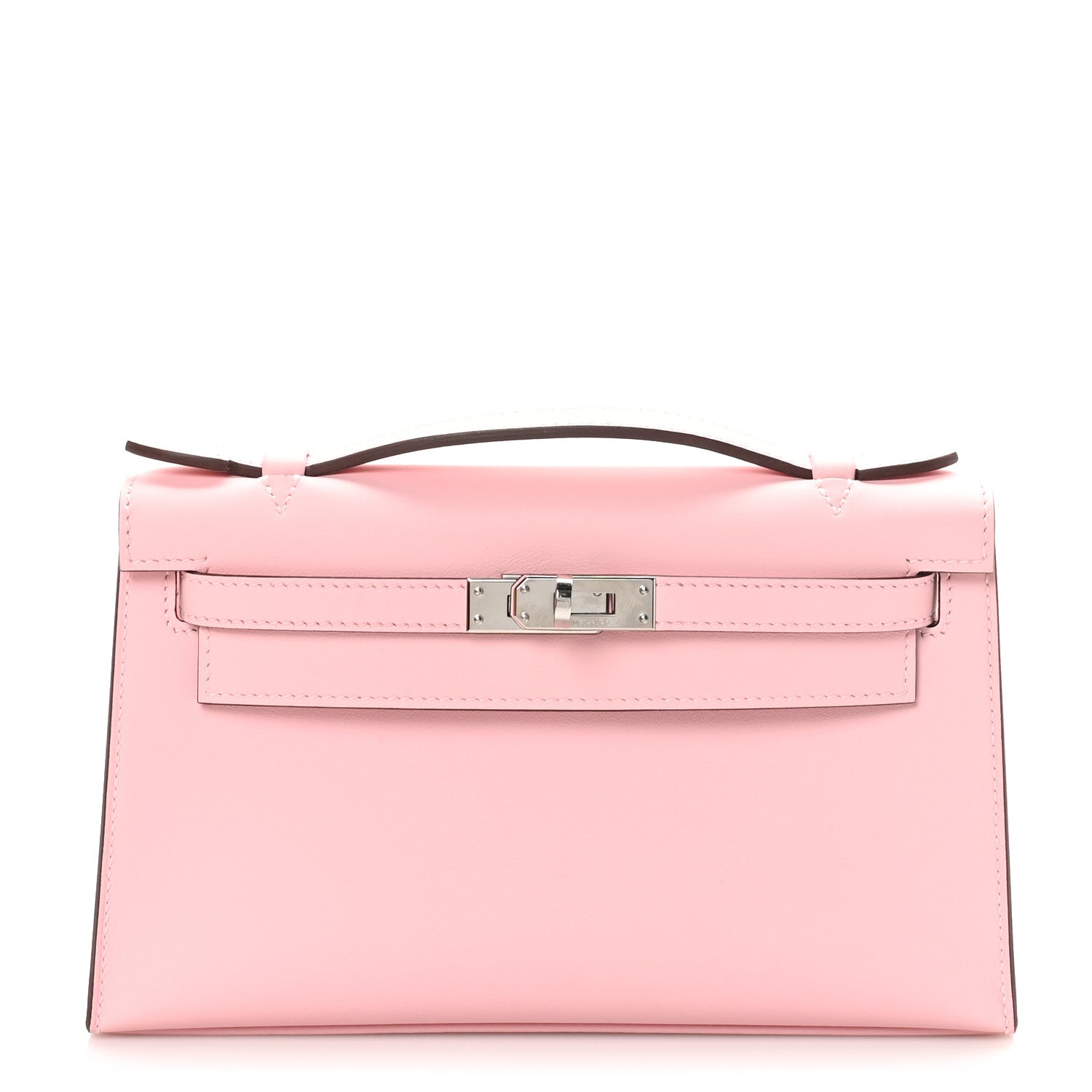 Hermes Swift Kelly Pochette Clutch Rose Sakura 1 of 12