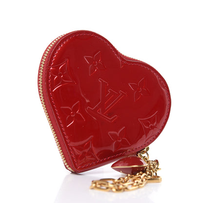 Louis Vuitton Vernis Coeur Heart Coin Purse Pomme D'Amour 3 of 7