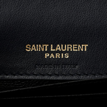Saint Laurent Smooth Calfskin Monogram Kate Belt Bag Deep Marine Black 6 of 10