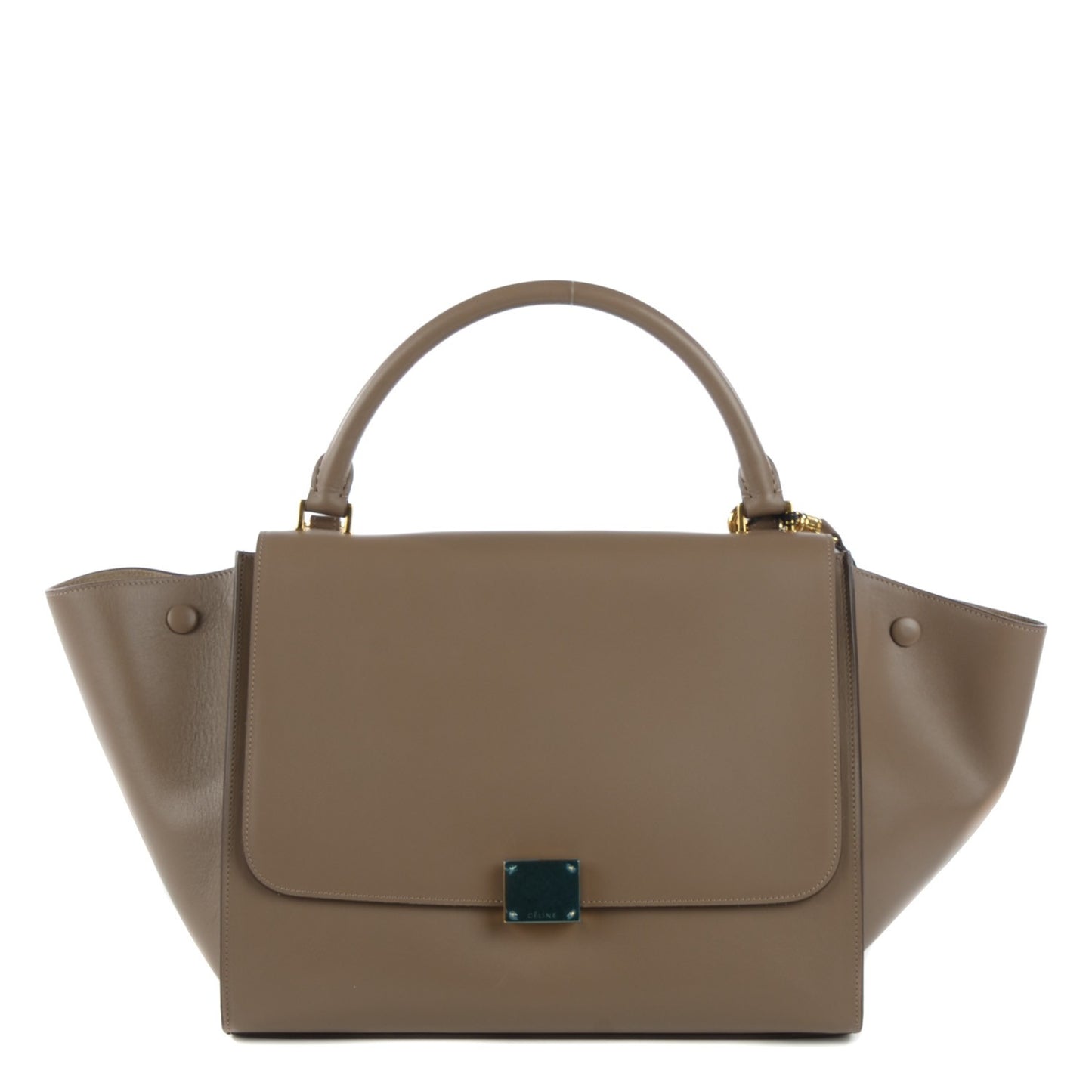 Natural Calfskin Medium Trapeze Taupe