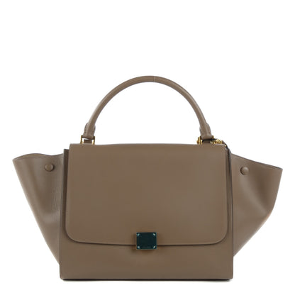 Celine Natural Calfskin Medium Trapeze Taupe 1 of 8