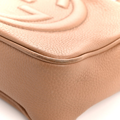 Gucci Pebbled Calfskin Small Soho Disco Bag Rose Beige 11 of 16