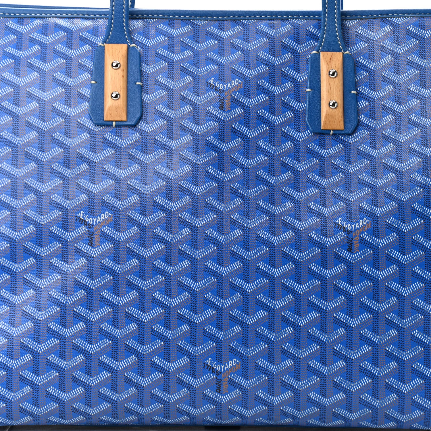 Goyard Goyardine Marquises Tote Sky Blue 9 of 13