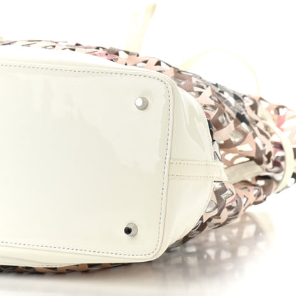 Burberry Supernova Check Net Drawstring Bag White 10 of 13