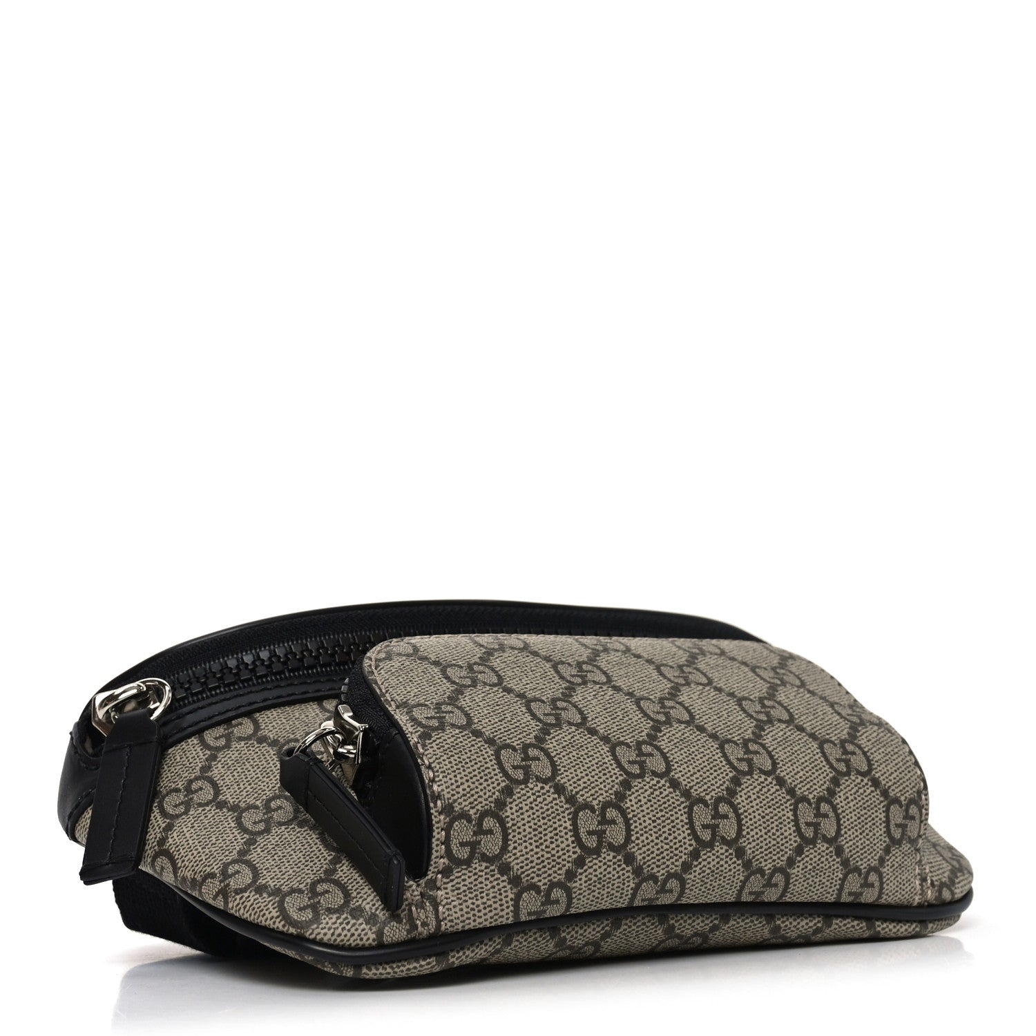 Gucci GG Supreme Monogram Belt Bag Black 4 of 9