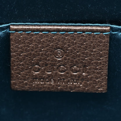 Gucci GG Supreme Monogram Textured Dollar Calfskin Web Small Ophidia Dome Shoulder Bag Beige Ebony New Acero 5 of 10