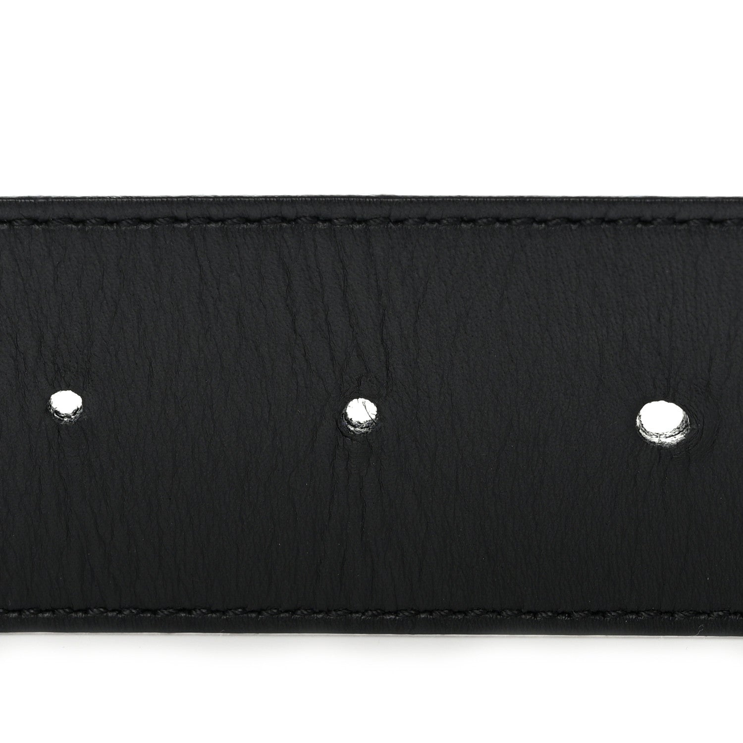 Gucci Moon Calfskin Pearl Double G 40mm Belt 90 36 Black Cream 3 of 6