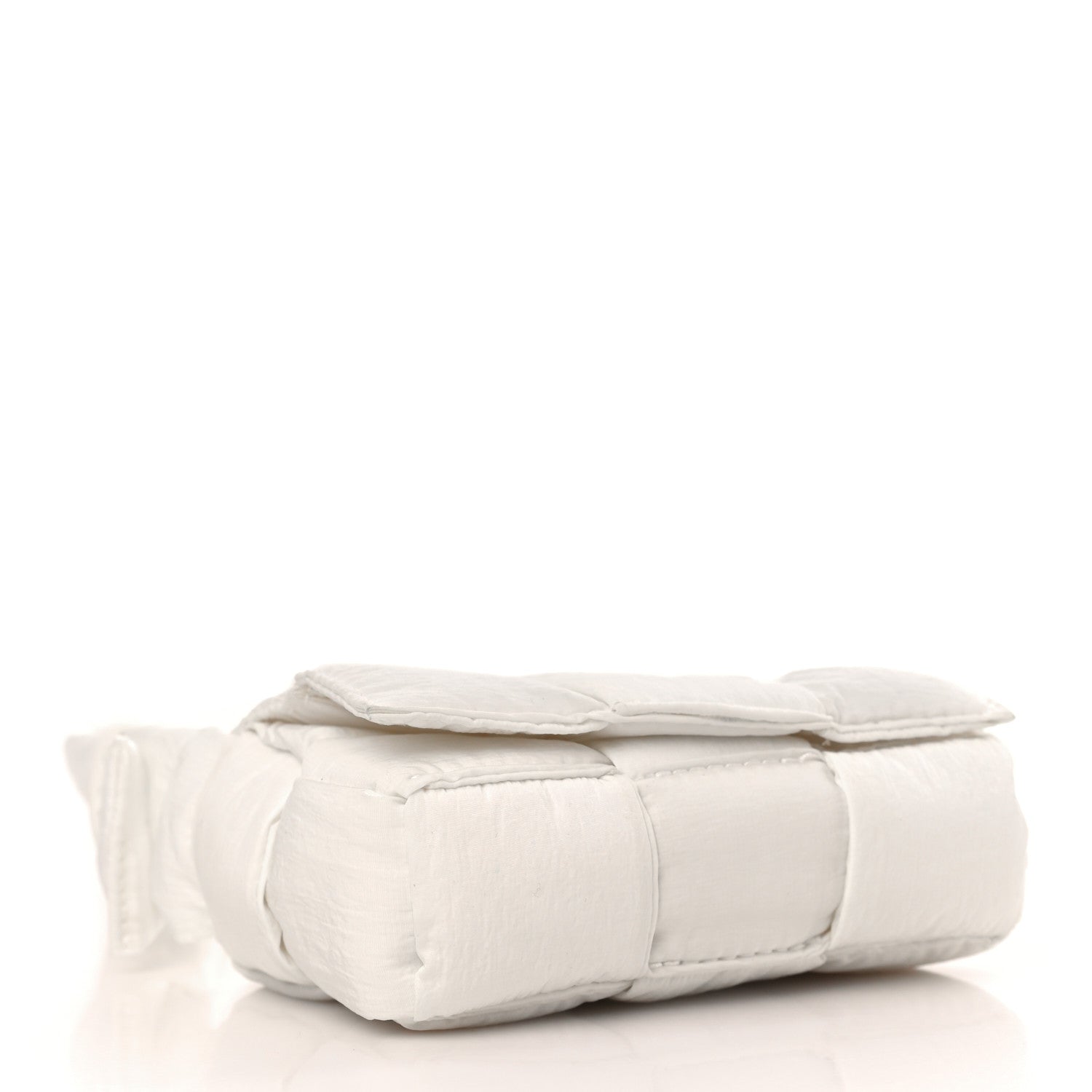 Bottega Veneta Nylon Intrecciato Padded Tech Candy Cassette Bag White 4 of 9