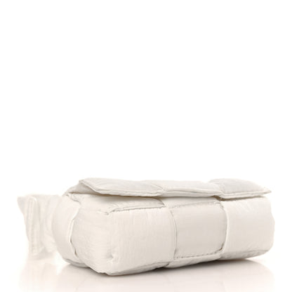 Bottega Veneta Nylon Intrecciato Padded Tech Candy Cassette Bag White 4 of 9