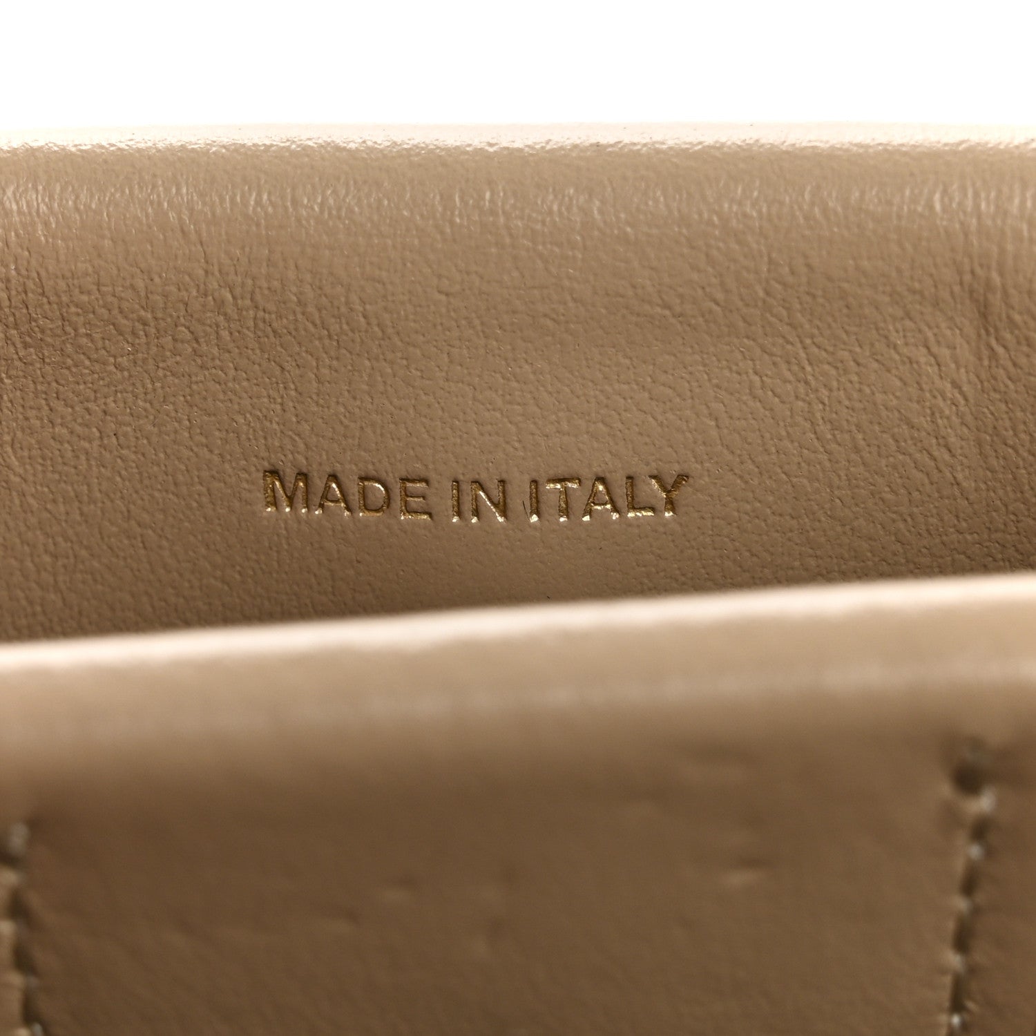 Burberry Grained Calfskin Jessie Chain Card Case Archive Beige 7 of 13