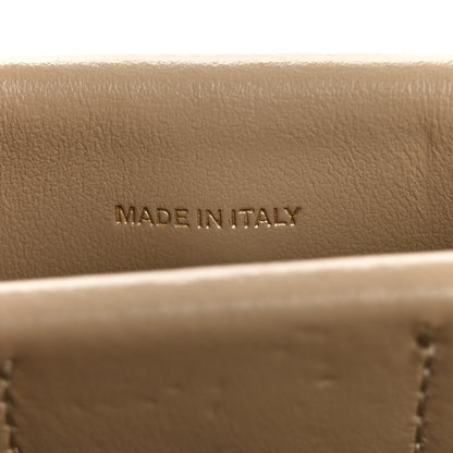 Burberry Grained Calfskin Jessie Chain Card Case Archive Beige 7 of 13