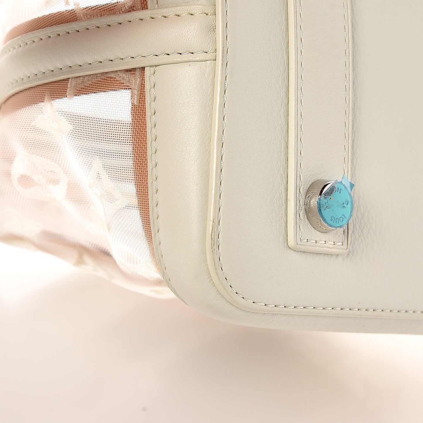 Monogram Transparence Lockit White