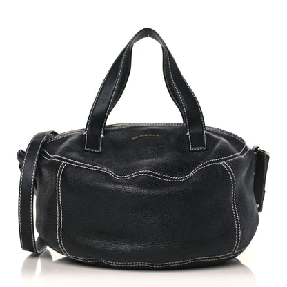 Balenciaga Calfskin Round Air Hobo Black 1 of 8