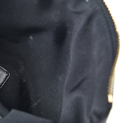 Saint Laurent Calfskin Lipstick Print Monogram Pouch Black 8 of 9