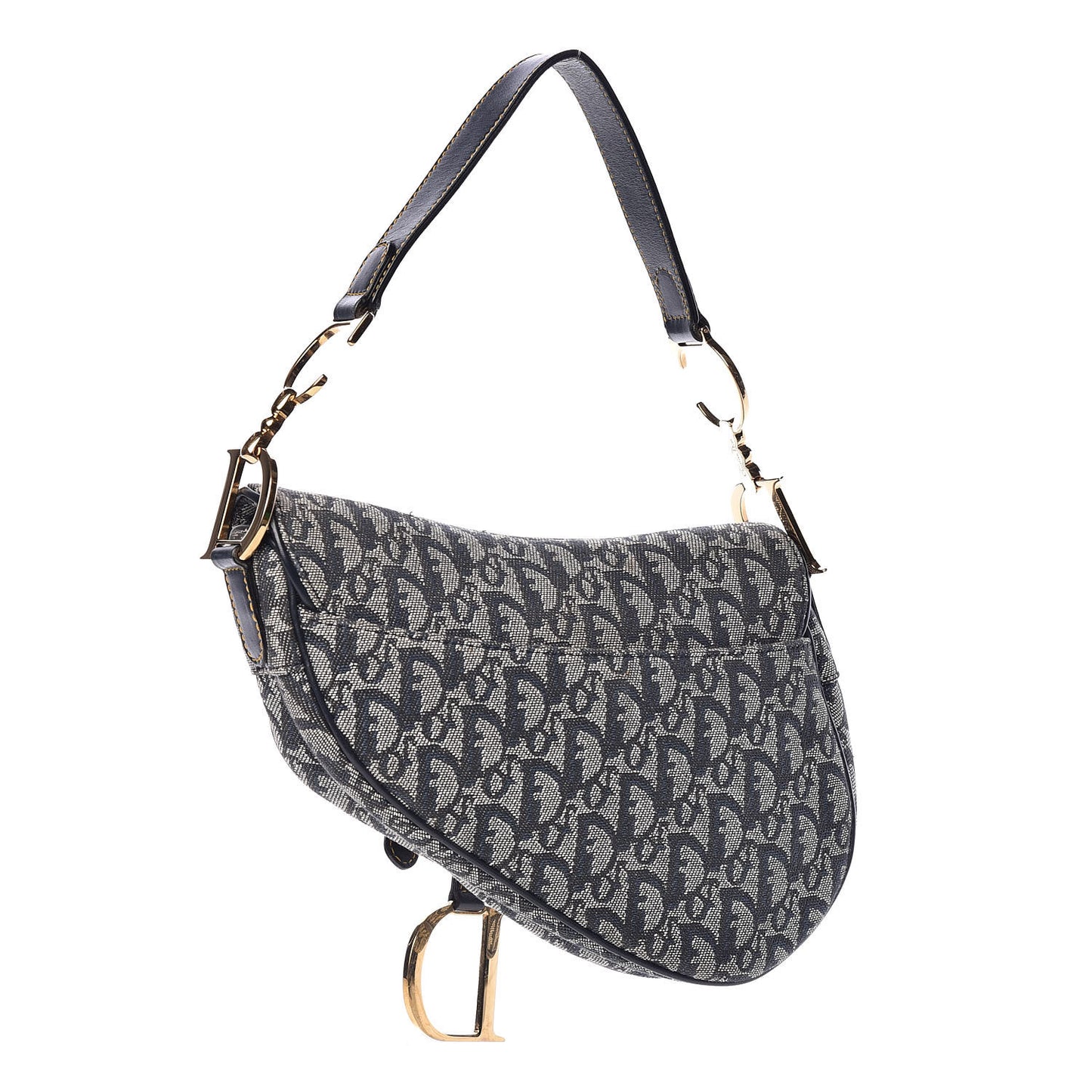 Monogram Saddle Bag Blue