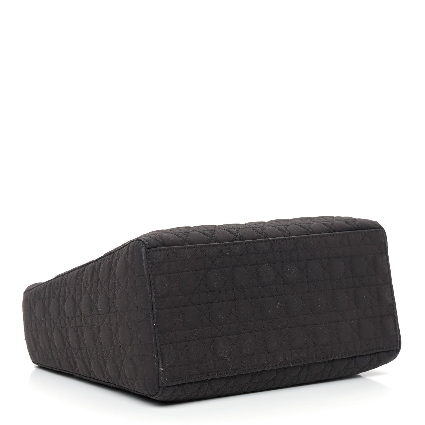 Nylon Cannage Medium Lady Dior Dark Brown