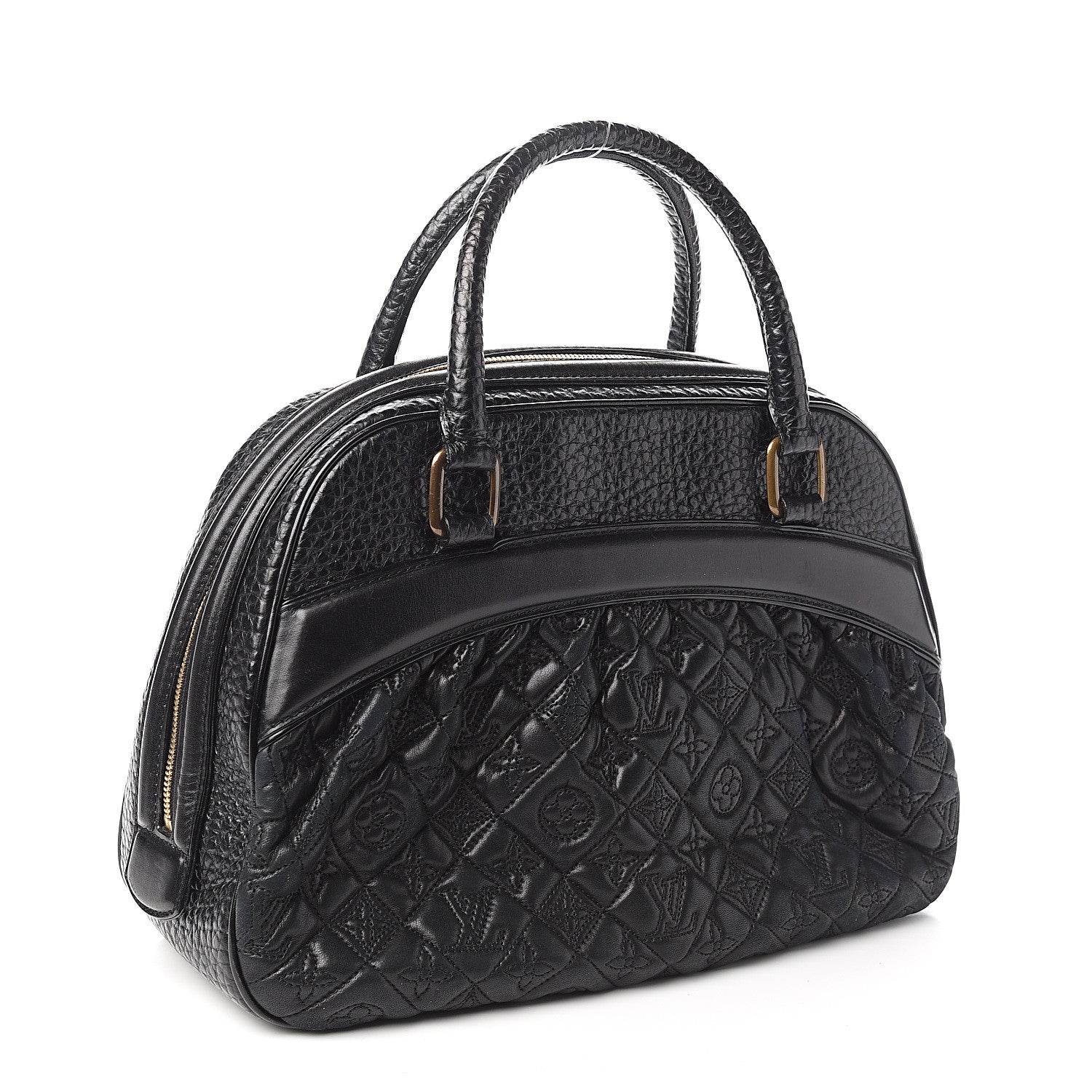 Louis Vuitton Lambskin Vienna Mizi Black 2 of 8