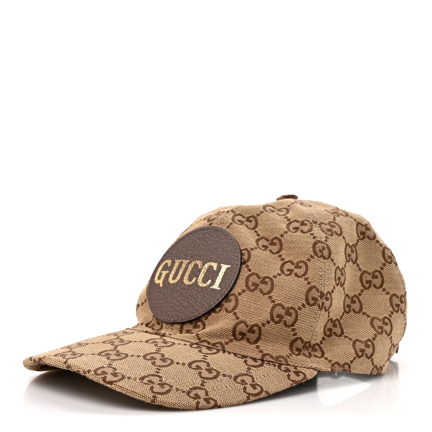 Monogram Textured Dollar Calfskin Zeno Baseball Hat S Beige
