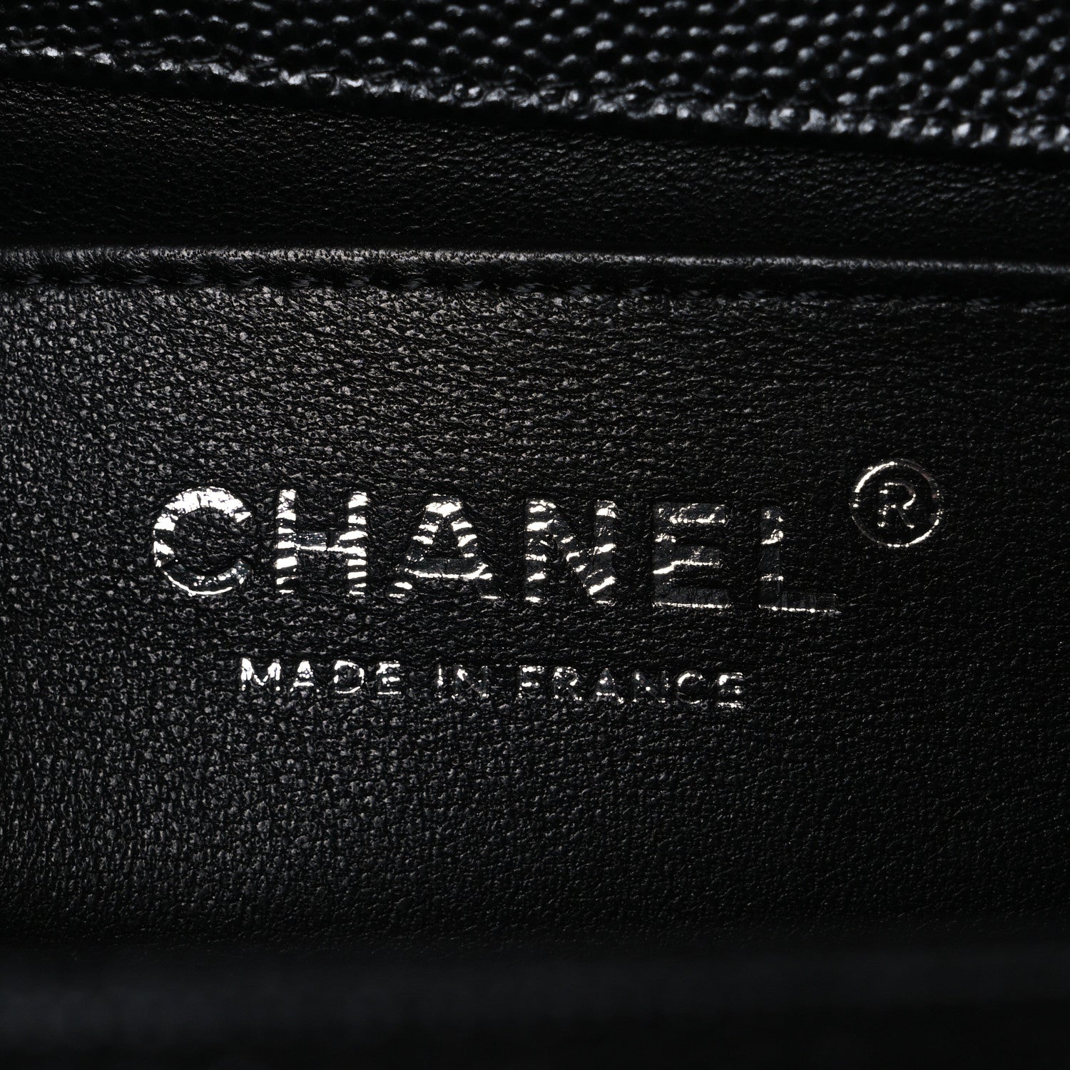 Chanel Caviar Quilted Medium Boy Flap Black 6 of 10