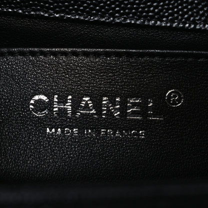 Chanel Caviar Quilted Medium Boy Flap Black 6 of 10