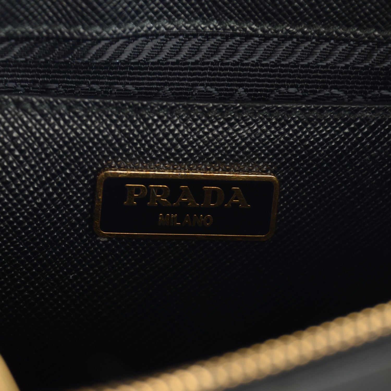 Prada Saffiano Lux Micro Galleria Double Zip Tote Black 5 of 8