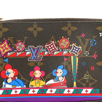 Louis Vuitton Monogram 2020 Christmas Animation Bumper Cars Mini Pochette Accessories Coquelicot 8 of 10
