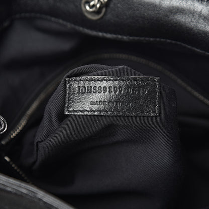 Saint Laurent Vintage Lambskin Chevron Monogram Medium Nolita Black 6 of 11