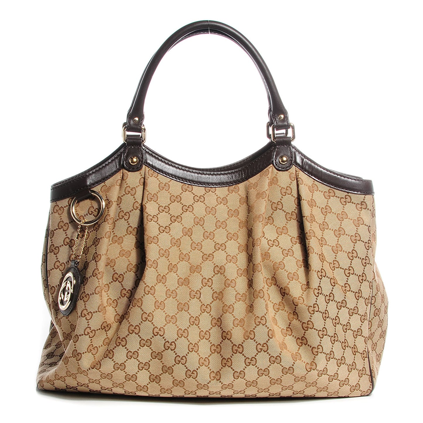 Monogram Large Sukey Tote Dark Brown