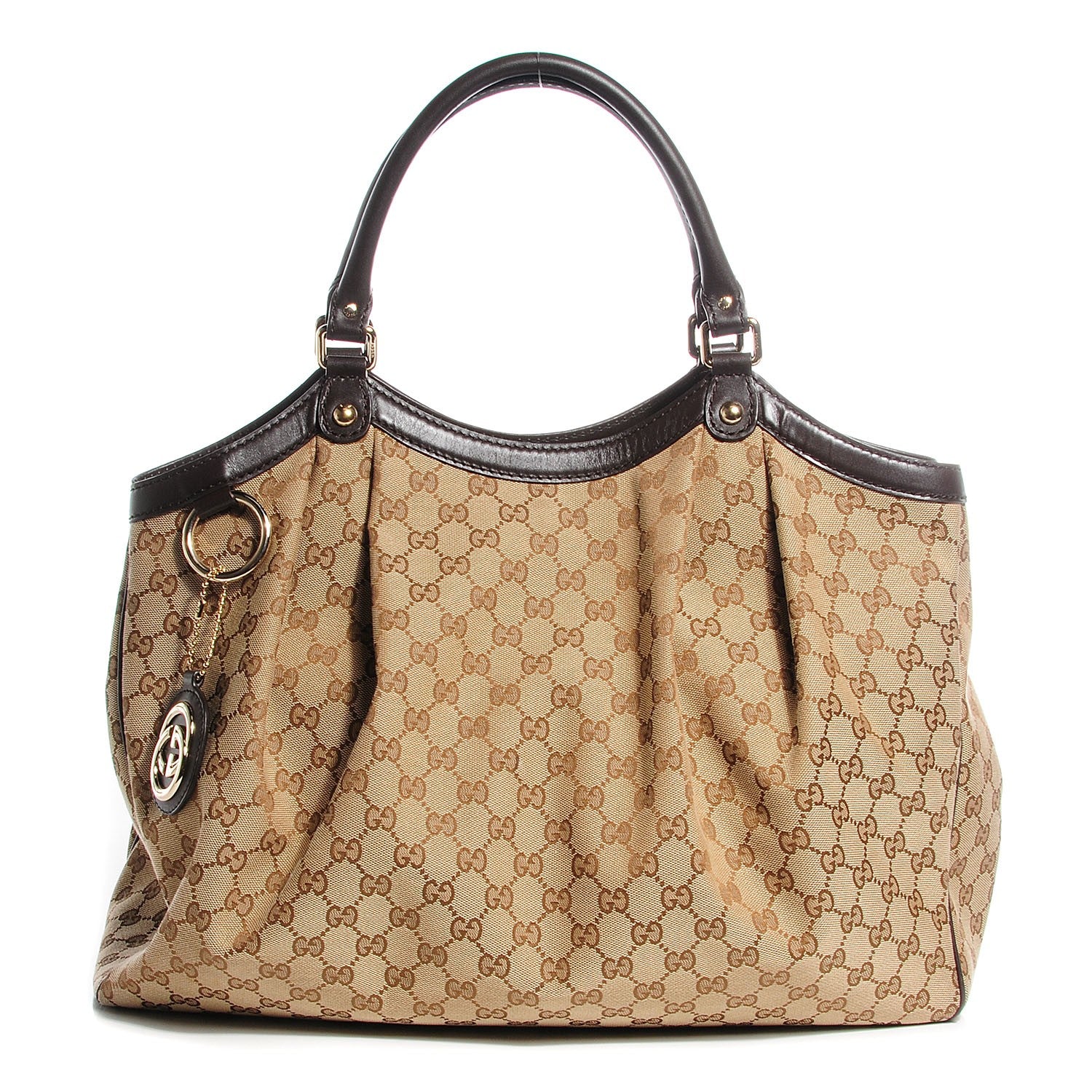 Gucci Monogram Large Sukey Tote Dark Brown 1 of 7