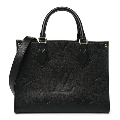 Louis Vuitton Empreinte Monogram Giant Onthego PM Black 1 of 11