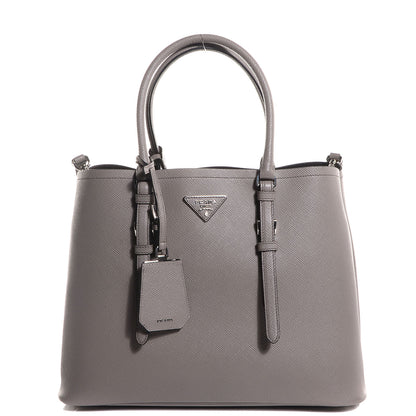 Prada Saffiano Cuir Double Handle Tote Argilla 1 of 14