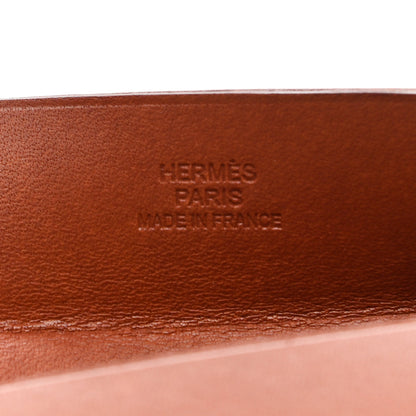 Hermes Maple Wool Felt Bridle Calfskin Declick Dice Game Brique 4 of 6